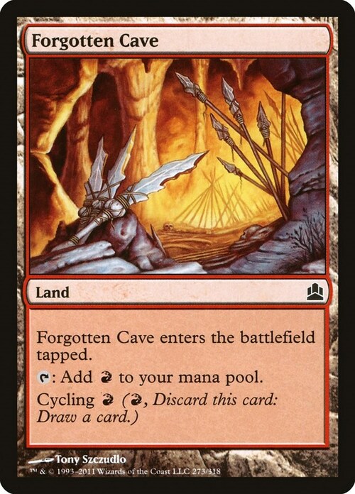 Forgotten Cave Card Front