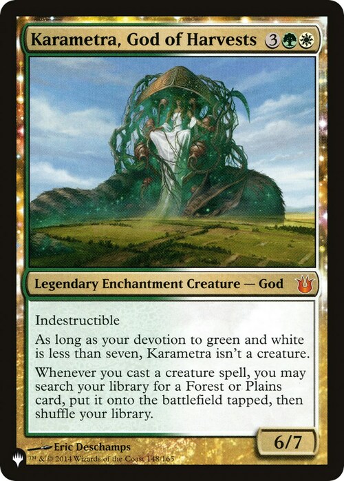 Karametra, God of Harvests Card Front
