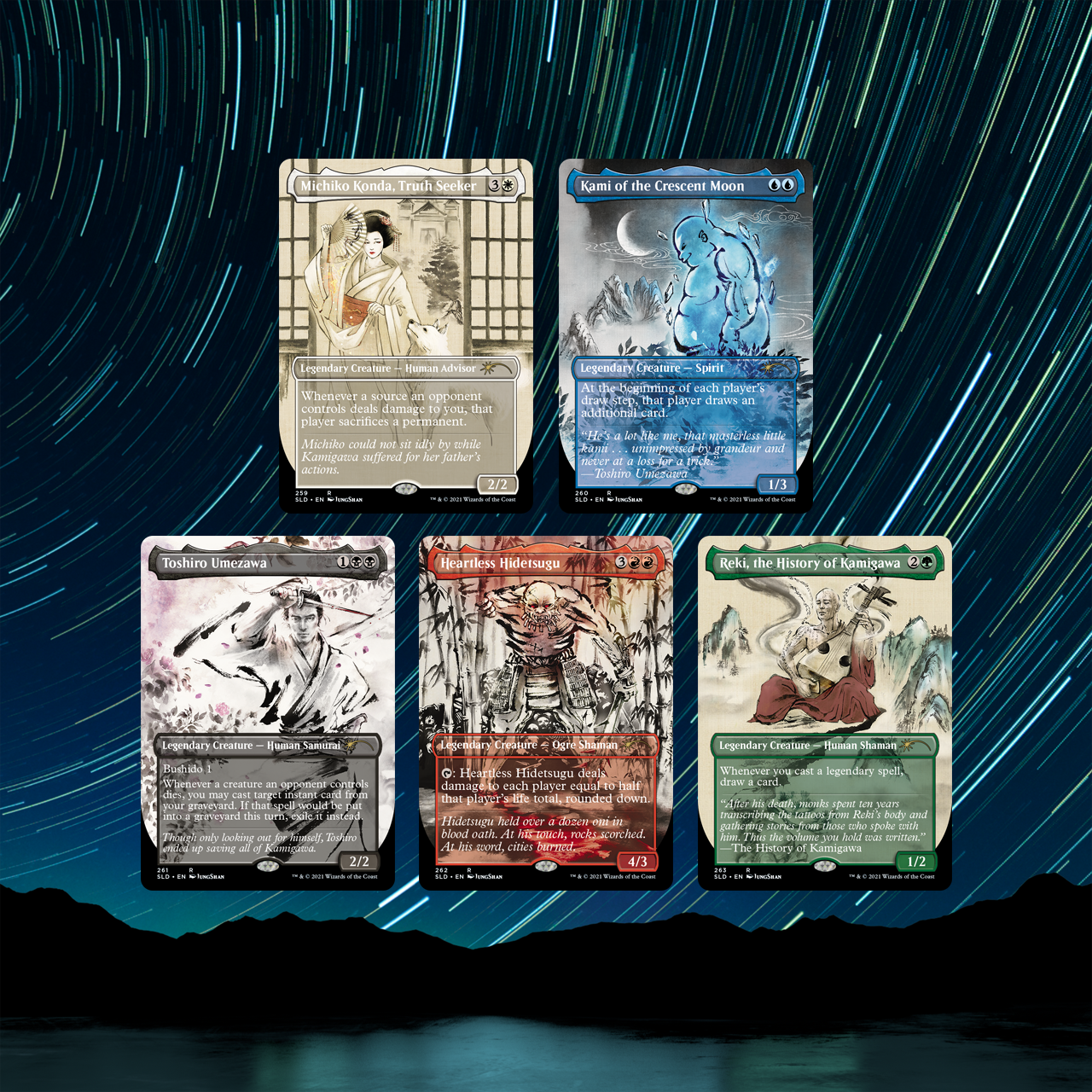 Secret Lair Drop Series: Out of Time Superdrop: Kamigawa Ink Set