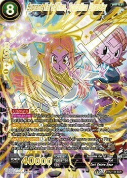 Supreme Kai of Time, Spacetime Unraveler Card Front