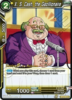 X. S. Cash, the Gazillionaire Card Front