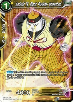 Android 19, Bionic Punisher Unleashed Card Front