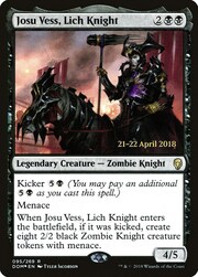 Josu Vess, Cavaliere Lich