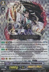 Sunlight Goddess, Yatagarasu Card Front
