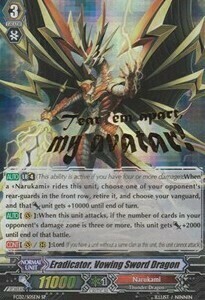 Eradicator, Vowing Sword Dragon Card Front