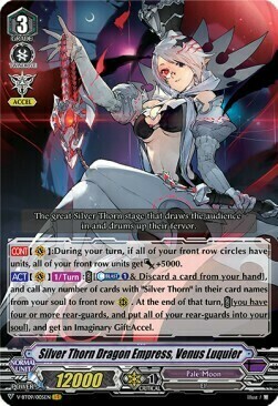 Silver Thorn Dragon Empress, Venus Luquier Card Front