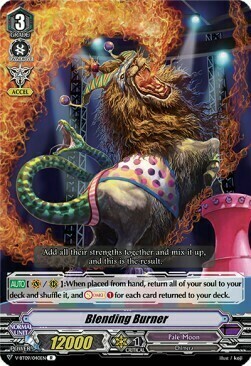 Blending Burner Card Front