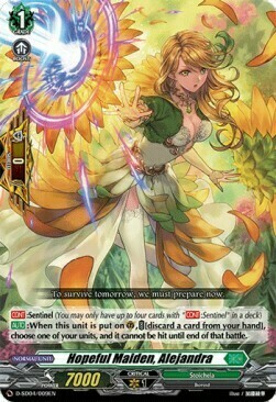 Hopeful Maiden, Alejandra Card Front