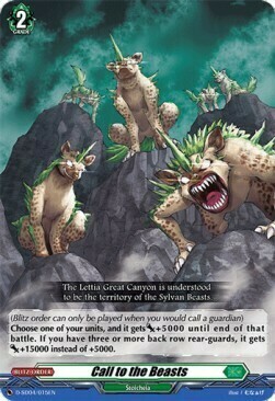 Call to the Beasts Card Front