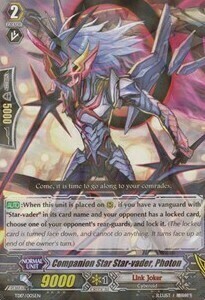 Companion Star Star-vader, Photon Card Front