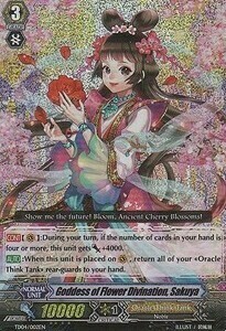 Goddess of Flower Divination, Sakuya Card Front