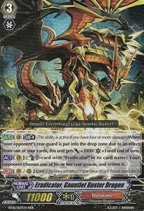 Eradicator, Gauntlet Buster Dragon Card Front