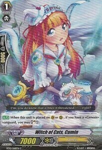Witch of Cats, Cumin Card Front