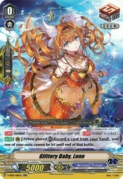 Glittery Baby, Lene Card Front