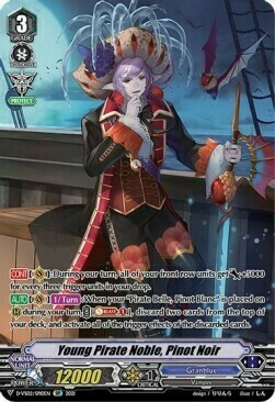 Young Pirate Noble, Pinot Noir Card Front