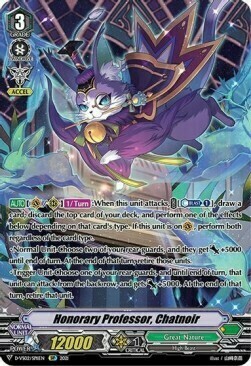 Honorary Professor, Chatnoir Card Front