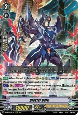 Blaster Dark Card Front