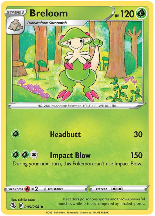 Breloom Card Front