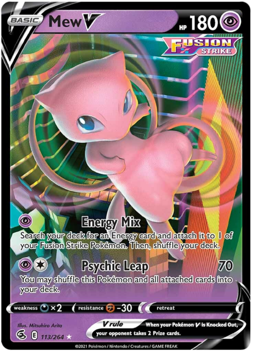 Mew V Card Front