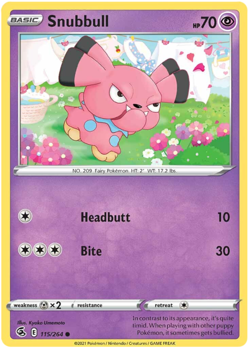 Snubbull Card Front