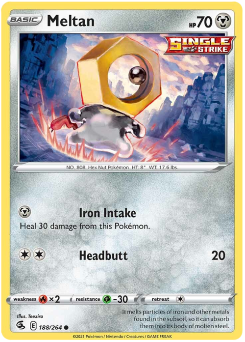 Meltan Card Front
