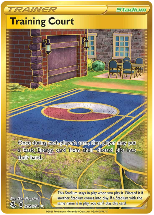 Training Court Card Front