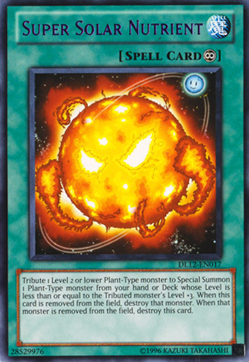 Super Solar Nutrient Card Front