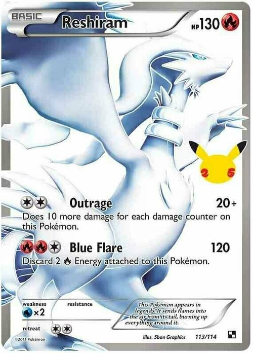 Reshiram Card Front