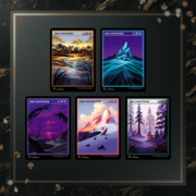 Secret Lair Drop Series: Secretversary 2021: PixelSnowLands.jpg Set