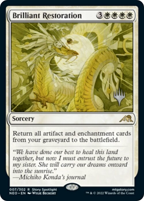 Brilliant Restoration Card Front