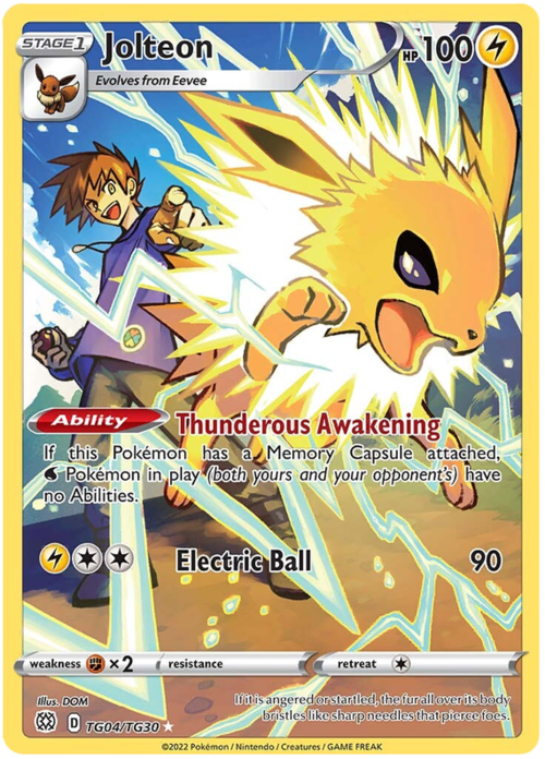 Jolteon Card Front