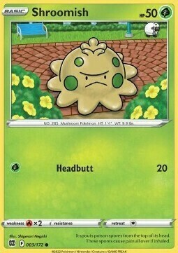 Shroomish Card Front