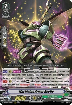 Machining Armor Beetle Card Front