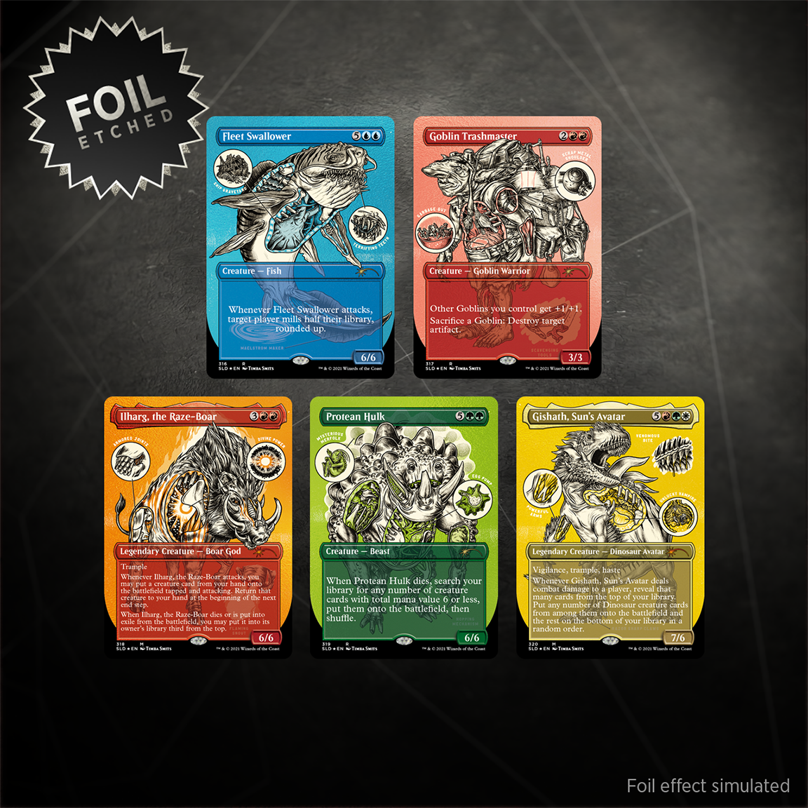 Secret Lair Drop Series: October Superdrop 2021: Monster Anatomy 101 Set