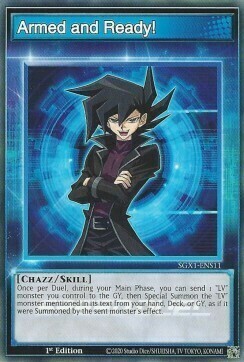 Armed and Ready! Card Front