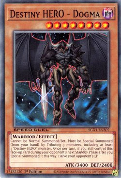 Destiny HERO - Dogma Card Front