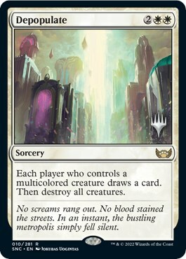 Depopulate Card Front