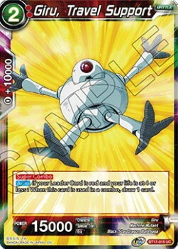 Giru, Travel Support Card Front