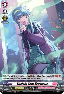 Straight Gaze, Konstanze Card Front