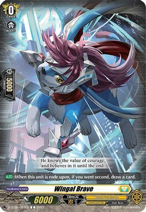 Wingal Brave Card Front