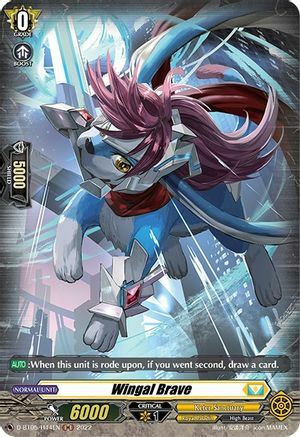 Wingal Brave Card Front