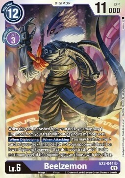 Beelzemon Card Front