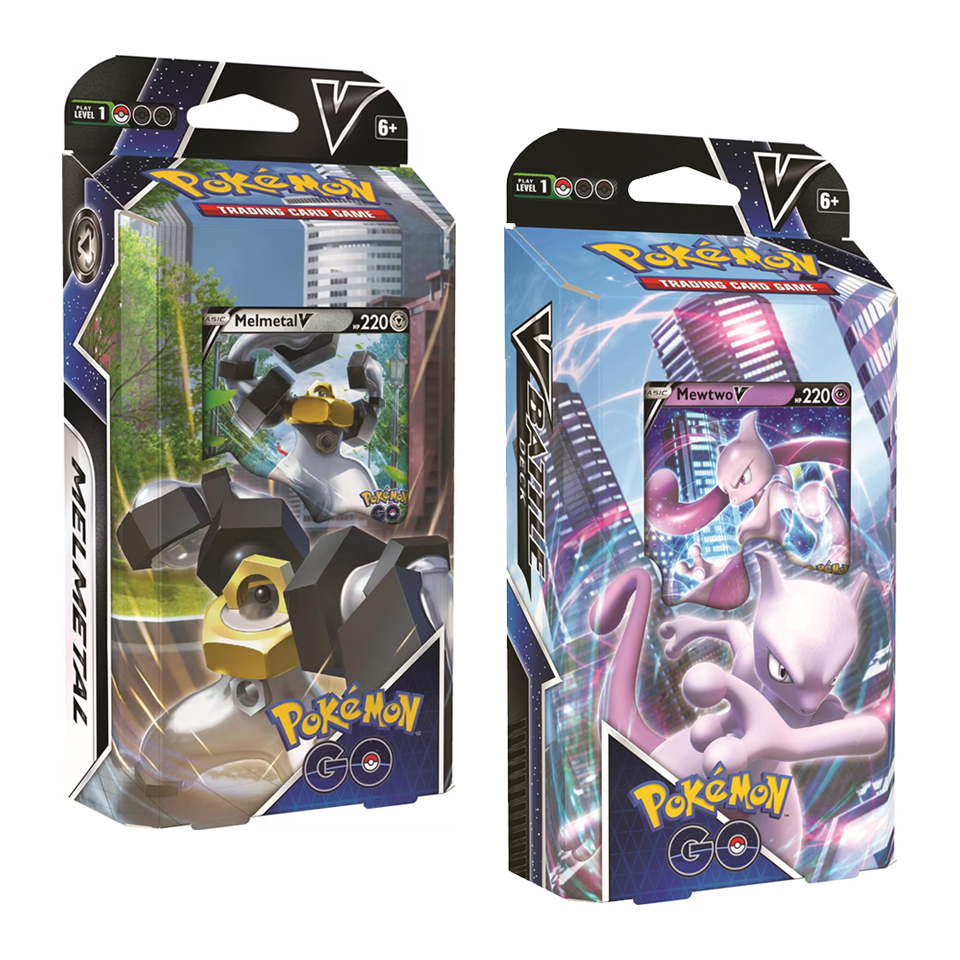 Pokemon GO: Melmetal V / Mewtwo V Battle Deck Set