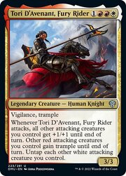 Tori D'Avenant, Cavalcatrice Furiosa