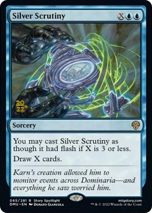 Silver Scrutiny Card Front