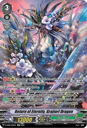 Return of Eternity, Grajiorl Dragon Card Front