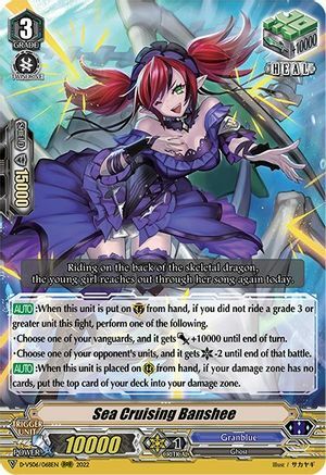 Sea Cruising Banshee Card Front