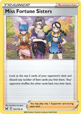 Miss Fortune Sisters Card Front