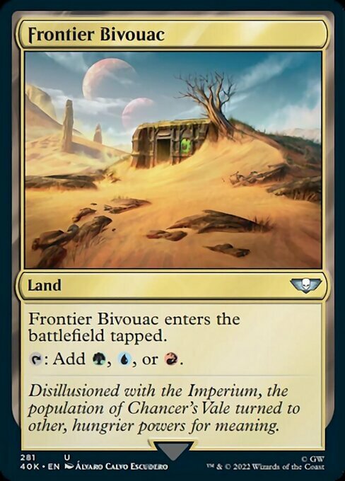 Frontier Bivouac Card Front