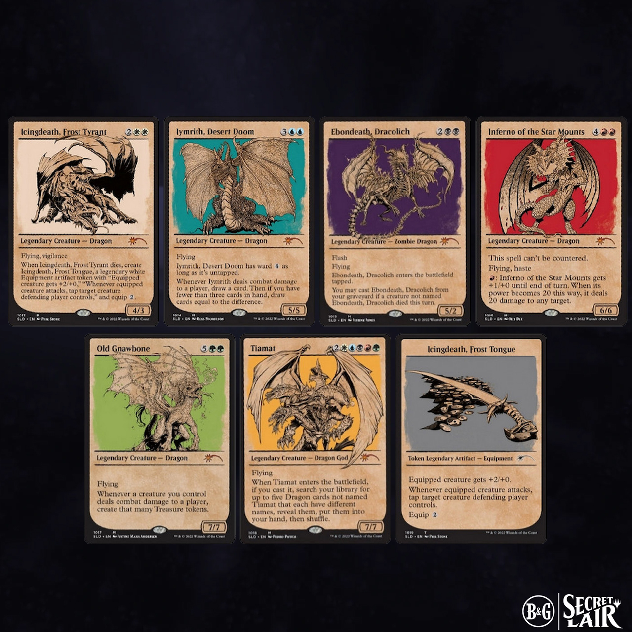 Set di Secret Lair Drop Series: Secret Lair x Beadle & Grimm's: Here Be Dragons